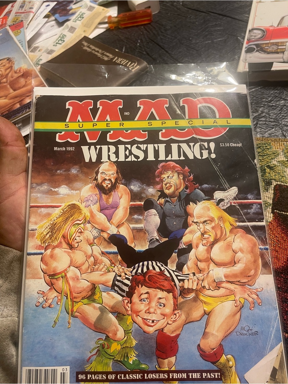Mad Magazine Super Special #80 ~ Wrestling ~ March 1992 ~ 96 pages